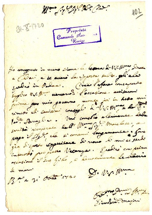 Rovigo, Biblioteca dell'Accademia dei Concordi, Concordiano 343/1.102
